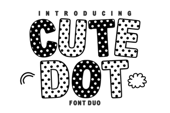 Adorable Dot Duo Font for Creative Design Projects