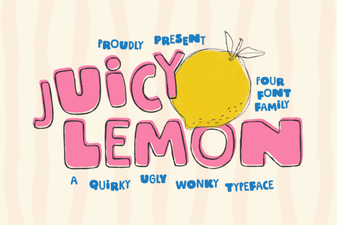 Juicy Lemon Font: Fresh Typography for Creative Designs