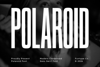 Polaroid Font: Bold Sans Serif Typeface for Modern Design