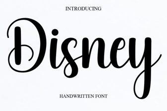 Magical Disney Font Styles for Creative Design Projects