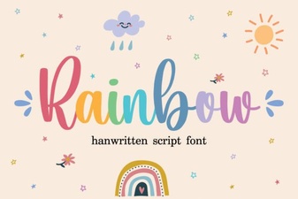 Rainbow Font Ideas to Brighten Your Creative Projects