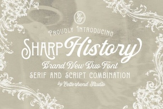 Sharp History Font: Bold Vintage Style for Modern Design