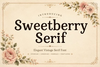 Sweetberry Serif Font for Designers